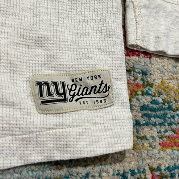 Kids Youth New York Giants NFL Football Thermal Long Sleeve Tee Tshirt - Picture 3 of 7